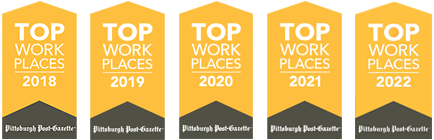 Top Work Places 2018, 2019, 2020, 2021, 2022